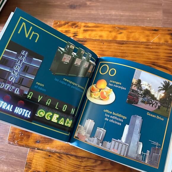 All About Cities ABC In Miami English/Spanish Hardcover Book - Picture 4 of 7